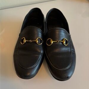 Gucci Women's Brixton Leather Horsebit Loafers - 36